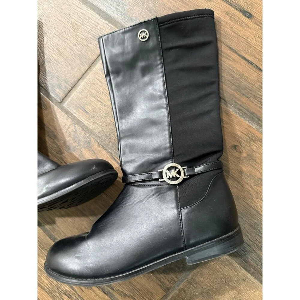 Michael Kors Black Emma Kaya Boots 4